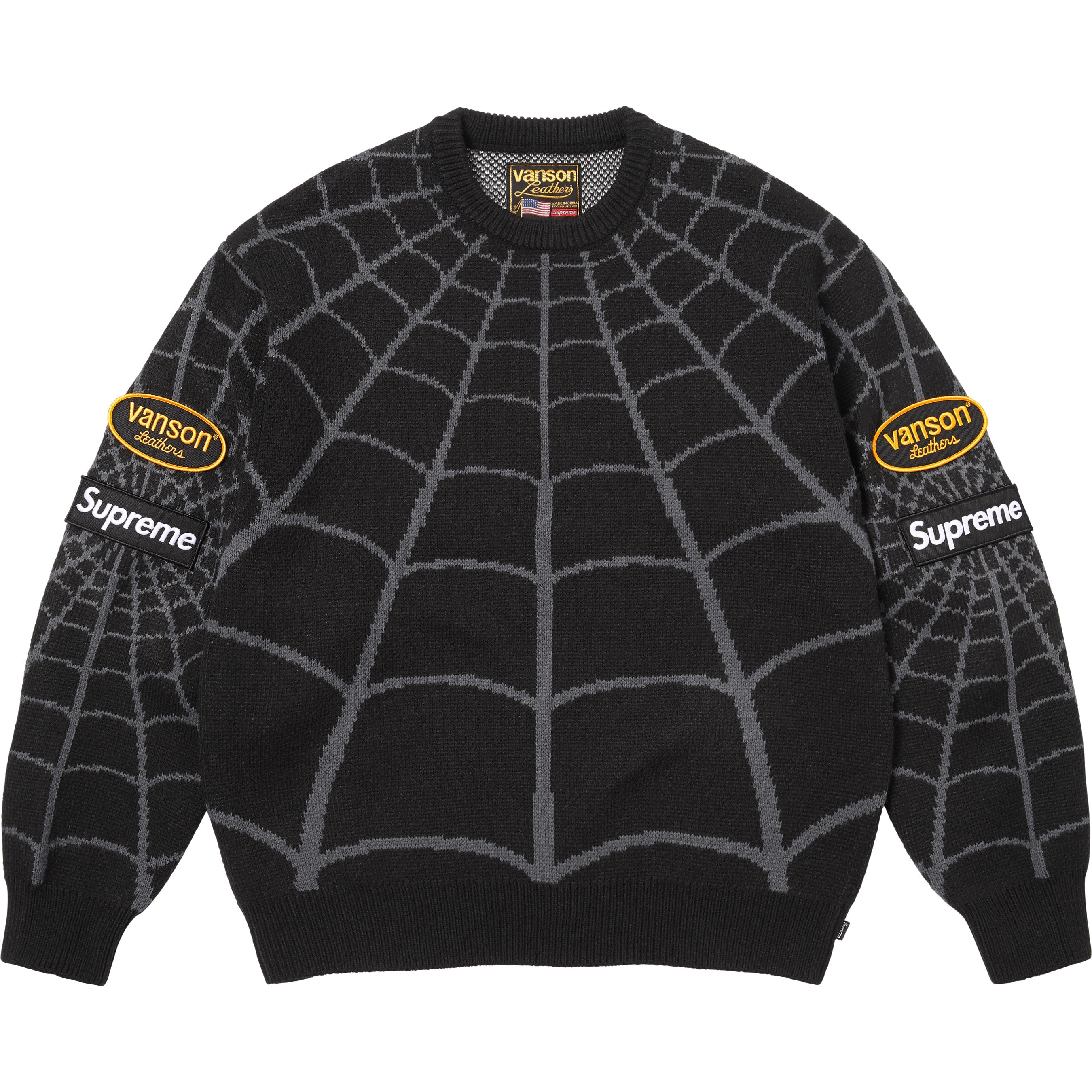 Supreme®/Vanson Leathers® Spider-Man Sweater view 11